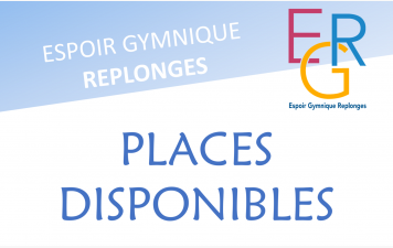 Places disponibles saison 2026/2027