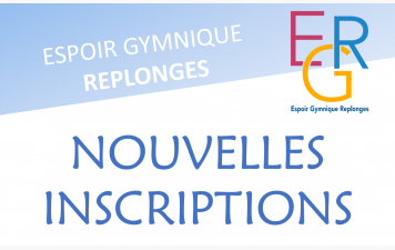 Nouvelles inscriptions
